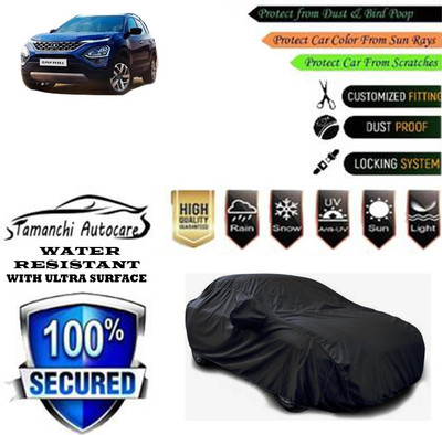 Tamanchi Autocare Car Cover For Tata Safari (7 Seater)(Black)