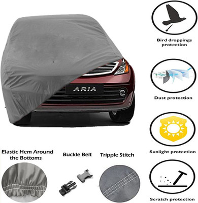AT Mark Car Cover For Tata Aria (Without Mirror Pockets)(Grey)