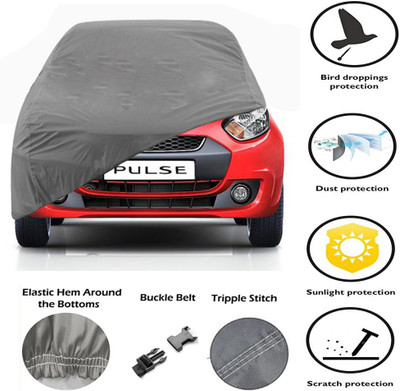 E mart Car Cover For Renault Pulse (Without Mirror Pockets)(Grey)