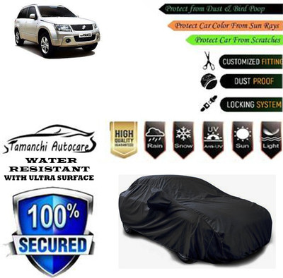 Tamanchi Autocare Car Cover For Maruti Suzuki Grand Vitara(Black)