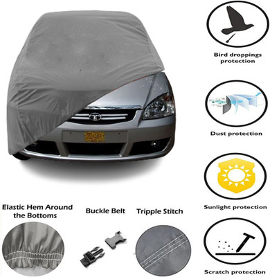 E mart Car Cover For Tata Indica eV2 (Without Mirror Pockets)(Grey)