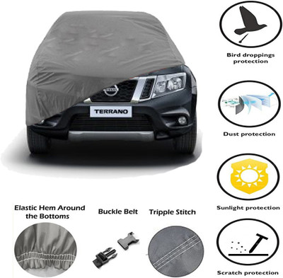 AT Mark Car Cover For Nissan Terrano (Without Mirror Pockets)(Grey)