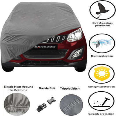 DING-DONG Car Cover For Mahindra Marazzo (Without Mirror Pockets)(Grey)