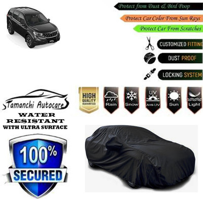 Tamanchi Autocare Car Cover For Mahindra XUV500 W7 AT Diesel(Black)