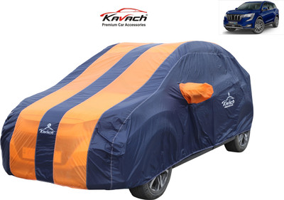 Kavach Car Cover For Mahindra XUV 700 (With Mirror Pockets)(Blue, Orange, For 2021 Models)
