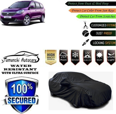 Tamanchi Autocare Car Cover For Renault Lodgy 85PS RxE 7 Seater Diesel(Black)