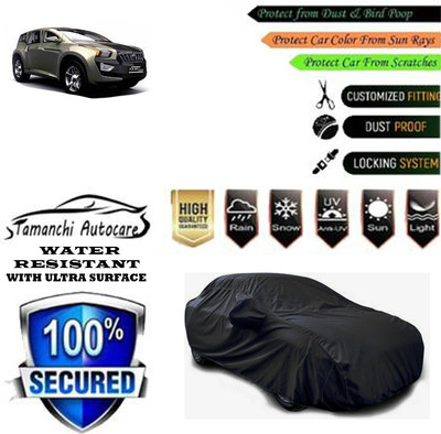 Tamanchi Autocare Car Cover For Mahindra XUV 500(Black)