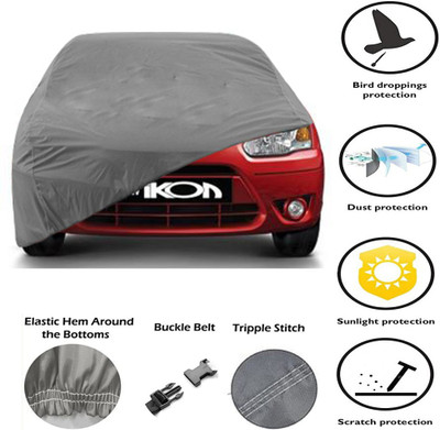 E mart Car Cover For Ford Ikon (Without Mirror Pockets)(Grey)