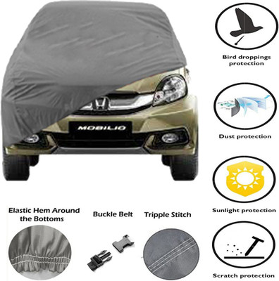 E mart Car Cover For Honda Mobilio (Without Mirror Pockets)(Grey)