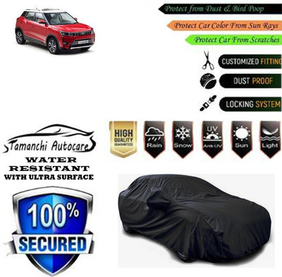 Tamanchi Autocare Car Cover For Mahindra XUV300 W4 Petrol(Black)