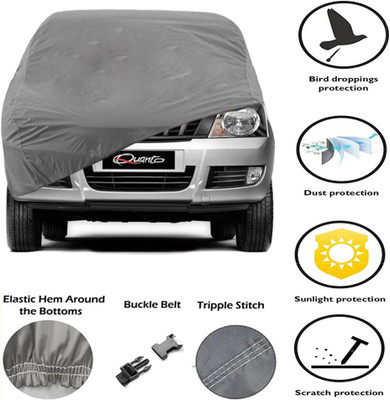 AT Mark Car Cover For Mahindra Quanto (Without Mirror Pockets)(Grey)
