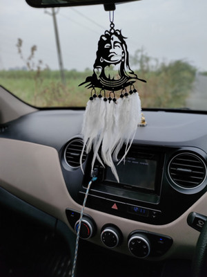 riyu retails Adi Yogi Mahadev White Car Ornaments,Showpieces ,Car Dashboard Decorative item Car Hanging Ornament(Pack of 1)