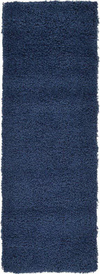Acarpet Blue Polyester Runner(2 ft,  X 6 ft, Rectangle)