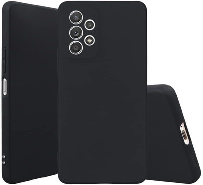 kursa hub Back Cover for Samsung Galaxy A73 5G(Black, Shock Proof, Silicon, Pack of: 1)