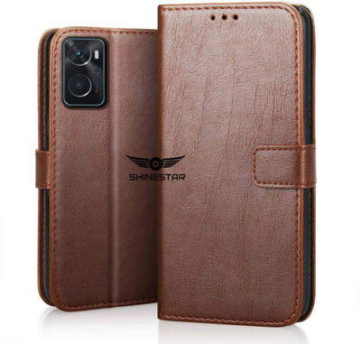 SHINESTAR. Back Cover for Oppo K10(Brown, Pack of: 1)