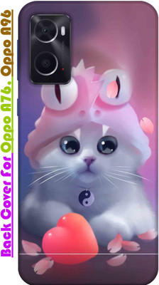 INDIALAND Back Cover for Oppo A76, Oppo A96(Multicolor, Grip Case, Silicon, Pack of: 1)