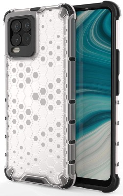 Empire Accessories Back Cover for Realme 9 5G Edge to Edge Transparent Boom Honeycomb case(Transparent, Grip Case, Pack of: 1)