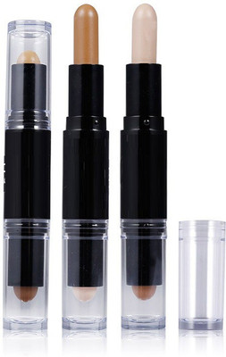Amaryllis New Perfect Oil Free Concealer Stick Set of 3 Concealer(Multicolor, 12 g)