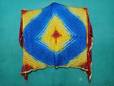 Barkati Art Silk Hand Painted, Self Design Women Dupatta