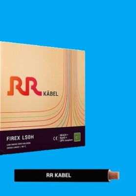 RR KABEL LSOH PVC 1 sq/mm Black 90 m Wire(Black)