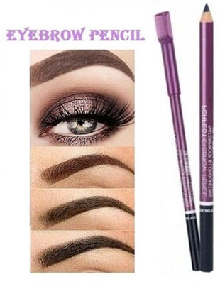 Herrlich HD New Eyebrow Pencil ' Eyebrow comb Waterproof and Sweat is not Blooming(Black)