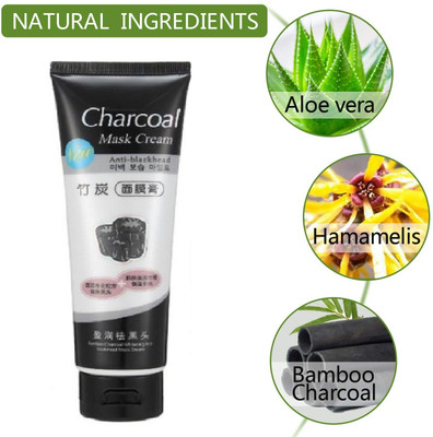 Herrlich Anti Blackhead Charcoal Face Mask Cream(130 ml)