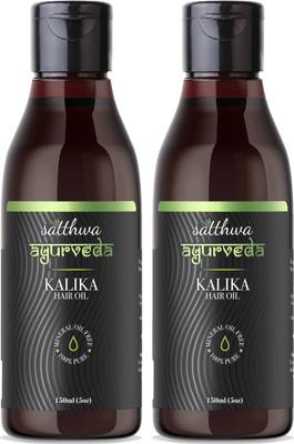 Satthwa Kalika Hair Oil Make Your Hair Naturally Darker, Prevents Greying Hair Oil