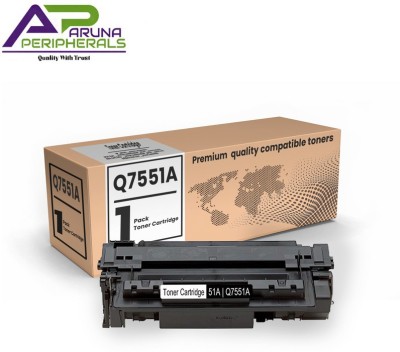 Aruna Peripherals 51A/7551A Cartridge for P3005,D, N , DN, X Series, M3027 & X MFP, M3035 & XS MFP Black Ink Toner