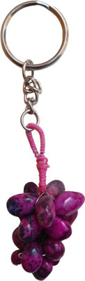 Maitri Export Pink Onyx Grape Key Chain Key Chain