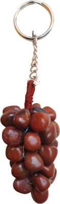 Maitri Export Pink Onyx Grape Key Chain Key Chain