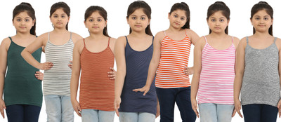 dazico Camisole For Girls(Multicolor, Pack of 7)