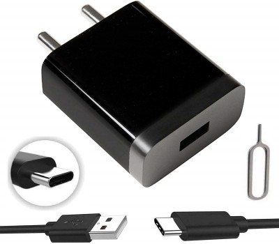 Akway Wall Charger Accessory Combo for Redmi Note 7 Pro, Note 8 Pro, All Other Xiaomi Type C Mobile Phones(Black)