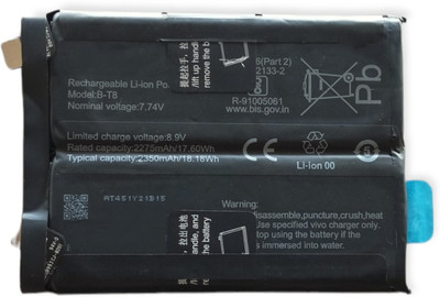 FULL CELL Mobile Battery For  Vivo iQOO 9 Pro / V2172A / I2022 / B-T8