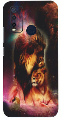 Mclaxa King Of Nature Mobile Back Skin, King Of Nature, Vivo Y50 Mobile Skin(King Of Nature Skin With Super Matte Finish)