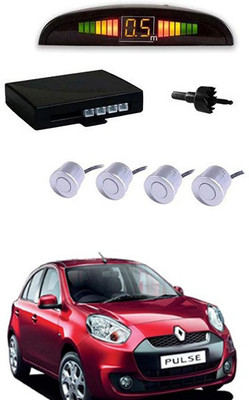 RKPSP Increased Safety for passengers Car White Parking Sensor LED Display/4 Parking Sensors Alarm Kit For Pulse Parking Sensor(Ultrasonic Systems)