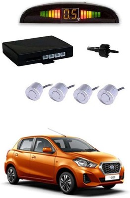 RKPSP Increased Safety for passengers Car White Parking Sensor LED Display/4 Parking Sensors Alarm Kit For Go Parking Sensor(Ultrasonic Systems)