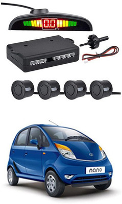 AYW 4 Black Parking Sensors With LED Display Which Increased Safety of Passengers/Car One Alarm Kit For Nano Parking Sensor(Ultrasonic Systems)