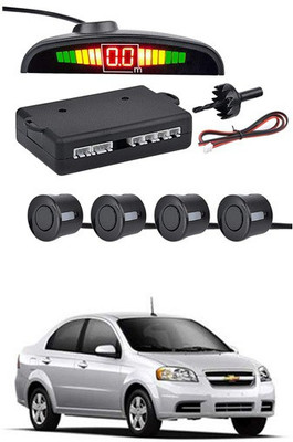 AYW 4 Black Parking Sensors With LED Display Which Increased Safety of Passengers/Car One Alarm Kit For Aveo Parking Sensor(Ultrasonic Systems)