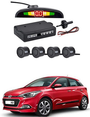 AYW 4 Black Parking Sensors With LED Display Which Increased Safety of Passengers/Car One Alarm Kit For Elite i20 Parking Sensor(Ultrasonic Systems)
