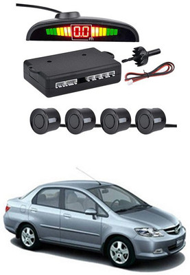 AYW 4 Black Parking Sensors With LED Display Which Increased Safety of Passengers/Car One Alarm Kit For City ZX Parking Sensor(Ultrasonic Systems)