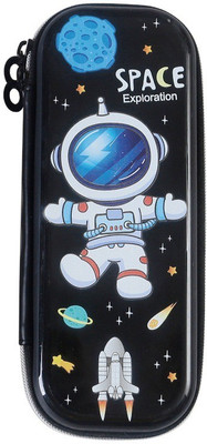 WONDER CREATURES Space Space Art EVA Pencil Box(Set of 1, Black)