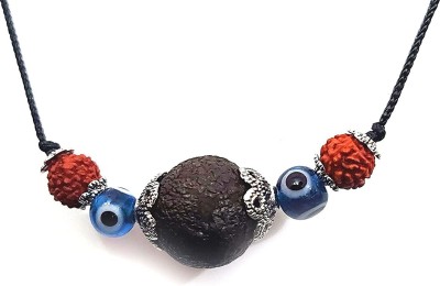 AIR9999 Real Natural Nazar Battu Bead Evil Eye And Rudraksha Pendant Najar Raksha Kawach Crystal Pendant