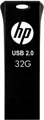 HP v207w 32GB USB 2.0 Pen Drive,Black 32 GB Pen Drive(Black)
