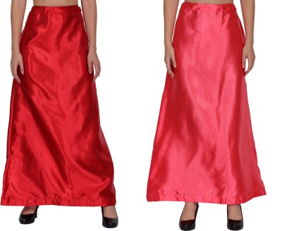 REEZZ PT05-PT30-ModernRed-TomatoRed Satin Blend Petticoat(Free)