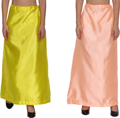 REEZZ PT07-PT19-Yellow-RoseGold Satin Blend Petticoat(Free)