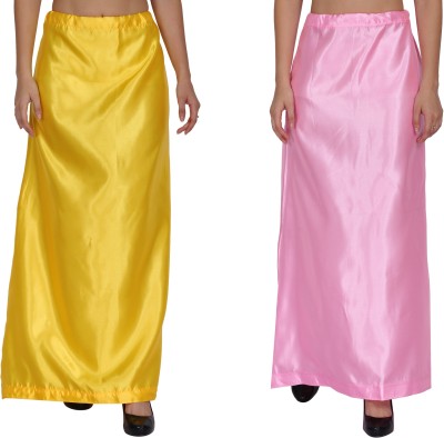 REEZZ PT02-PT03-Lemon-BabyPink Satin Blend Petticoat(Free)