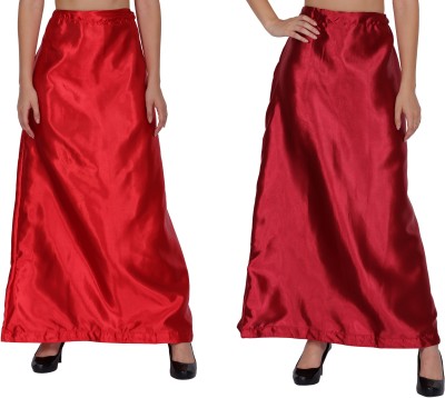 REEZZ PT05-PT22-ModernRed-BloodRed Satin Blend Petticoat(Free)