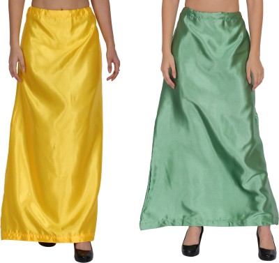 H3F PT02-PT11-Lemon-IceGreen Satin Blend Petticoat(Free)