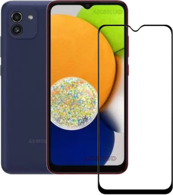 AKSHUD Edge To Edge Tempered Glass for Samsung Galaxy A03(Pack of 1)