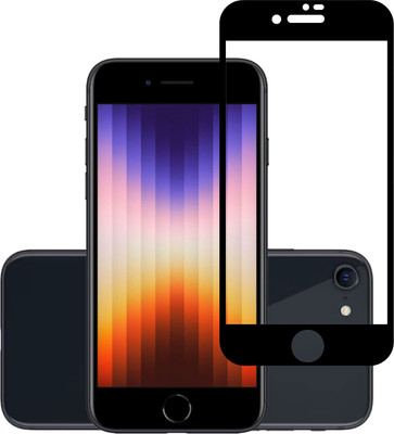 MobileBukket Edge To Edge Tempered Glass for Apple iPhone SE 2022(Pack of 1)